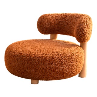 Amelia Boucle Lounge Chair For Sale