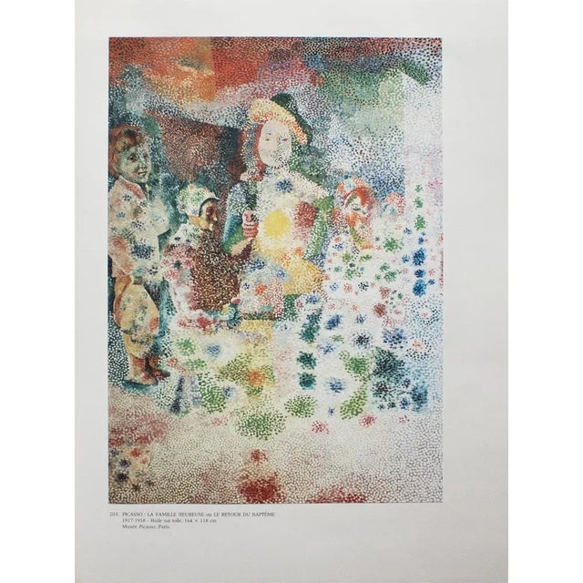 Rare 1985 Pablo Picasso "The Happy Family or the Return of Baptism" Original Parisian Photogravure For Sale In Dallas - Image 6 of 8