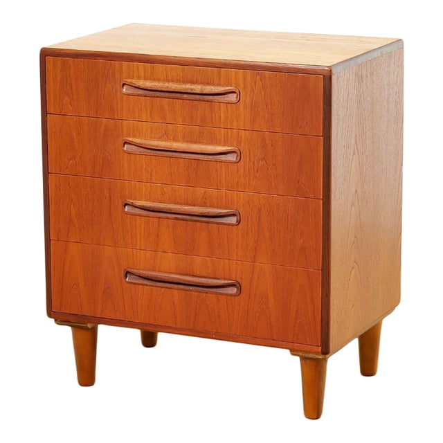 1960s Mid Century Teak Dresser Nightstand by G Plan For Sale