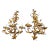 Pair of 29” Vintage Italian 3 Light Candelabra Wall Sconces W Prisms & Figural Cherubs For Sale
