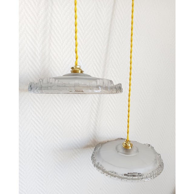 Art Deco Pendant Lights, 1930s, Set of 2 For Sale - Image 6 of 10