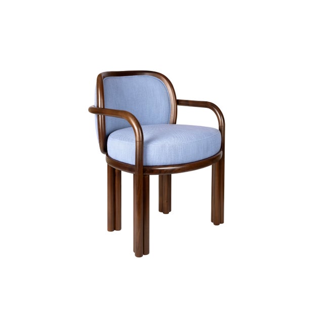 Contemporary James Dining Chair by Wood Tailors Club For Sale - Image 3 of 14