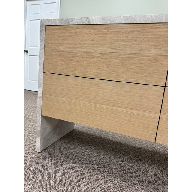 White Baker Resort Collection Marble Lido Dresser For Sale - Image 8 of 12