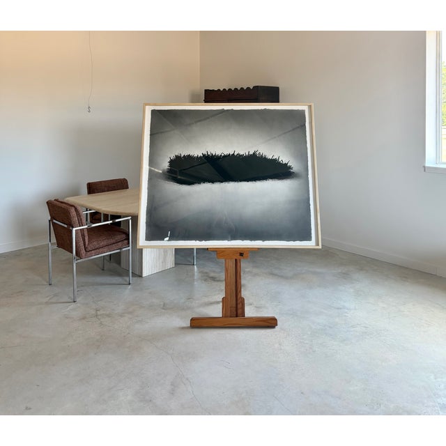 Contemporary Monumental Graphite + Charcoal Drawing Signed Framed "St Augustine 3" by Robert Flynn For Sale - Image 3 of 18
