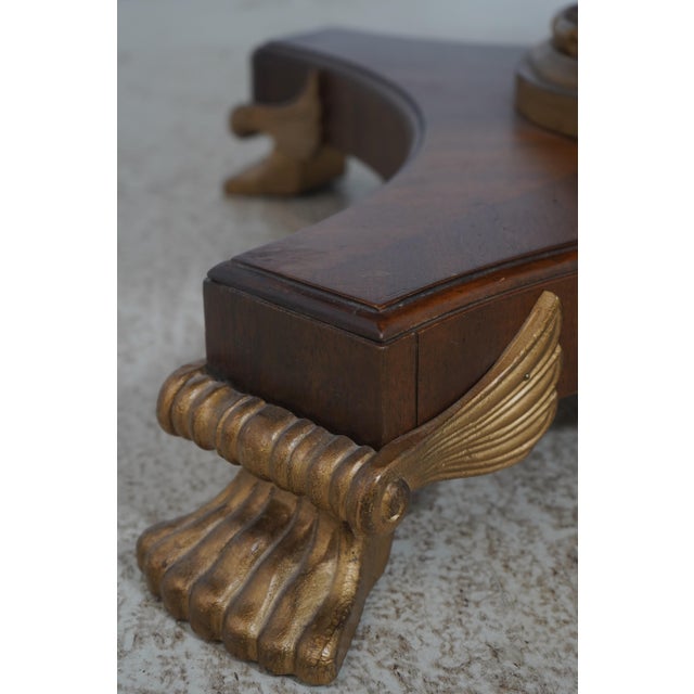 Drexel Heritage Round Regency Style Marble Top Table For Sale - Image 10 of 15