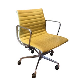 Herman Miller Eames Leather Desk Chair For Sale