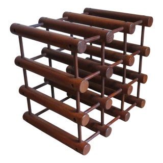 Danish Wine Rack Bottle Holder by Richard Nissen for Nissen Langaa, 1960s For Sale