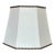 Silk Lampshade With Patterned Trim For Sale