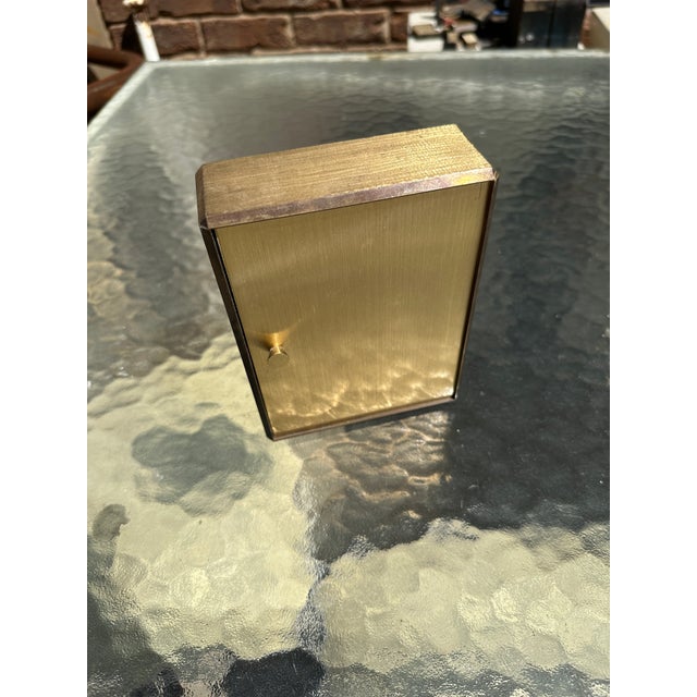 1970s 1970s Tiffany & Co. Gold-Tone Office Clock For Sale - Image 5 of 7