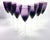 Contemporary Vintage Deep Purple Amethyst Tall 7 Wine or Water All Purpose Glasses For Sale - Image 3 of 5