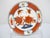 Japanese Imari Porcelain Butterfly & Flower Gold Trim Bowl or Cup & Saucer Pair For Sale - Image 4 of 13