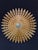 Gold 20th Century Sunburst Carved Golden Mirror For Sale - Image 8 of 8