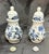 Vintage Blue Danube Floral Blue Onion Pattern Salt & Pepper Shaker -Set of 2 For Sale - Image 6 of 6