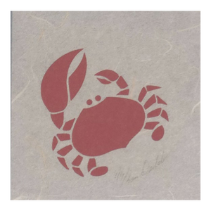 1970s James Omohundro Fiddler Crab Serigraph