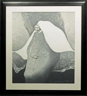 Frank Howell "Summer Rose II " Original Art With Custom Frame Hand Signed