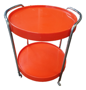 Space Age Serving Trolley with Removable Trays, 1970s