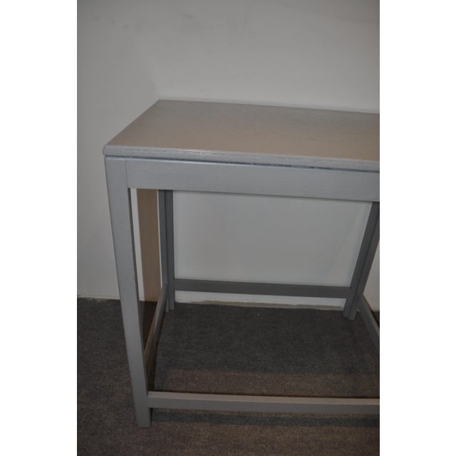 Art Deco Painted Gray Table, 1930s For Sale - Image 3 of 6