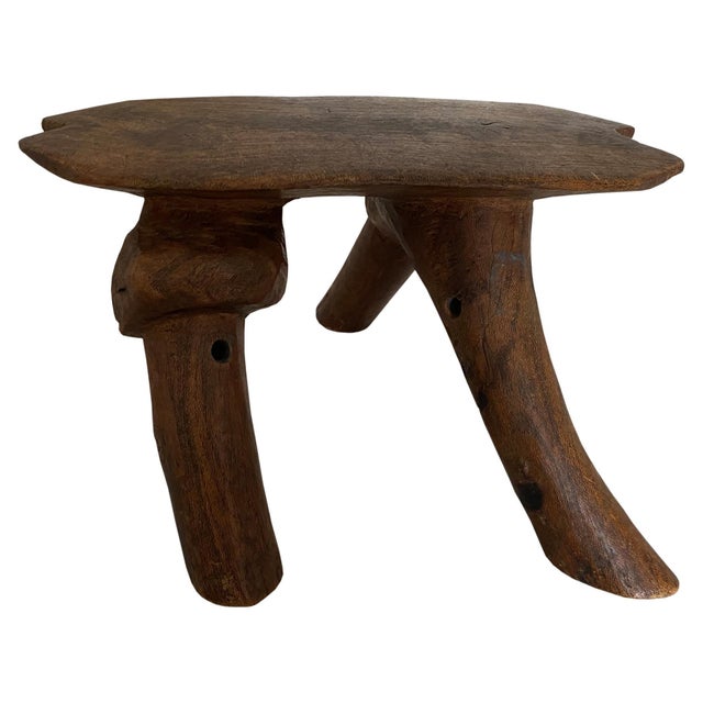 Antique African Wooden Head Rest or Stool For Sale - Image 15 of 18