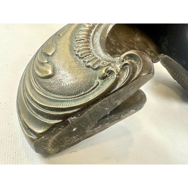 Large French Bronze Altar Candlestick, 19th Century For Sale - Image 11 of 18