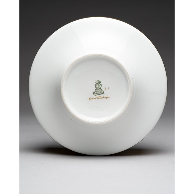 White and Gilt Porcelain Vases by Heinrich Selb, Germany, 1960s, Set of 2 For Sale - Image 17 of 18