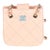 Pink Quilted Lambskin Tiny Shopping Bag For Sale