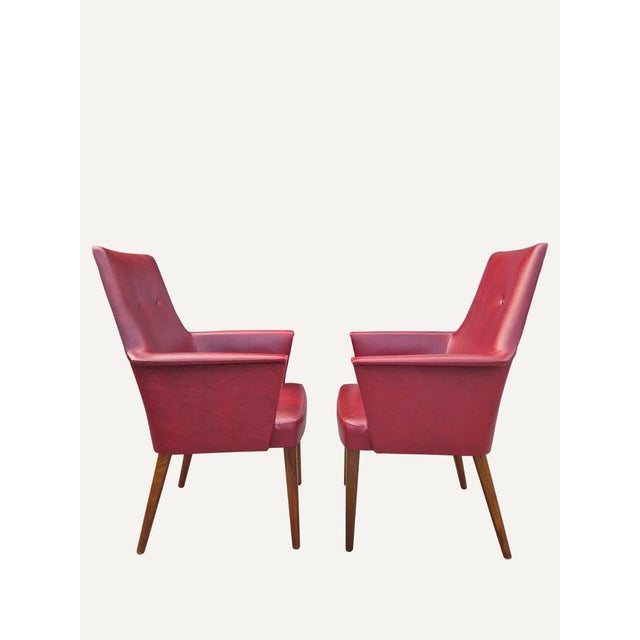 Wood Mid-Century Modern Italian Chairs by Anonima Castelli, 1950s, Set of 2 For Sale - Image 7 of 16