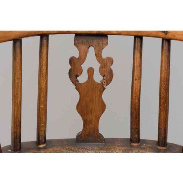 Brown Childs Windsor Chair, 1840s For Sale - Image 8 of 9