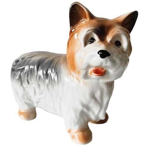 Ceramic Mid-Century Porcelain Yorkshire Terrier Dog Figurine from Imoto, 1960s For Sale - Image 7 of 7