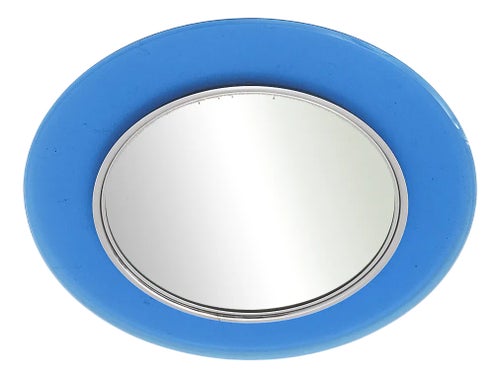 Wall-Mounted Round Mirror from Fontana Arte, 1960s