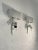 Postmodern Large Aluminum and Acrylic Glass Wall Lights attributed to Pierre Vandel, France, 1970s, Set of 2 For Sale - Image 3 of 3