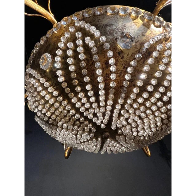 1940’s Bagues Beaded Crystal Light Fixture For Sale In New York - Image 6 of 7