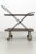 Beautiful bar trolley with a leather handle designed in the 1960s by the swedish designer paul nagel and produced by jie...