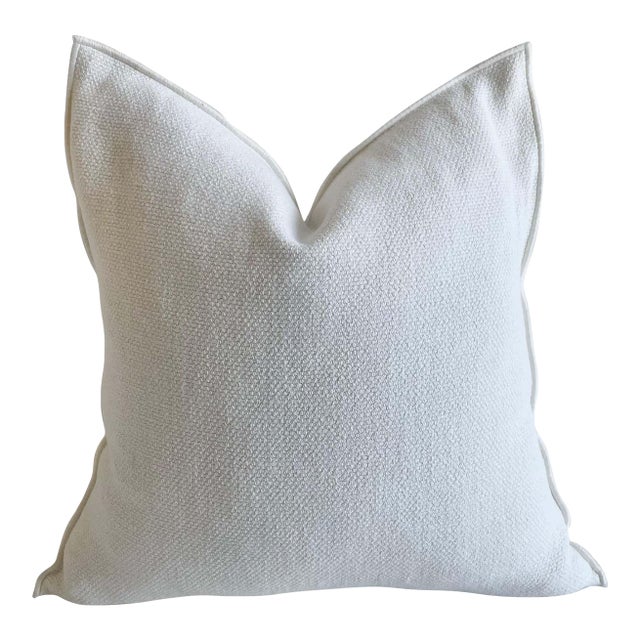 Fromentera French Linen Accent Pillow With Insert For Sale