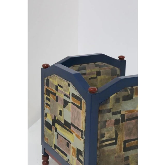 Set of Italian Futurist Armchairs attributed to Fillìa Luigi Colombo, 1925 For Sale - Image 3 of 9