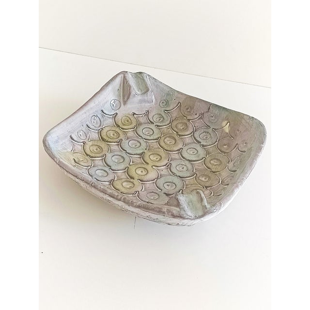 Mid-Century Modern Londi's Torcello Decor Ceramic Ashtray by Aldo Londi for Bitossi, Italy, 1960s For Sale - Image 3 of 7