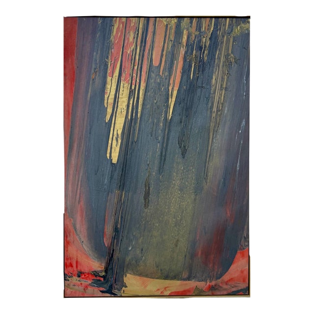 Francine Tint, Large Modernist Abstract Color Field Acrylic Painting Woman Artist Francine Tint For Sale