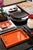 Beautiful equestrian-inspired decorative cocktail tray featuring a chic Hermès-style design. Vegan leather border with...