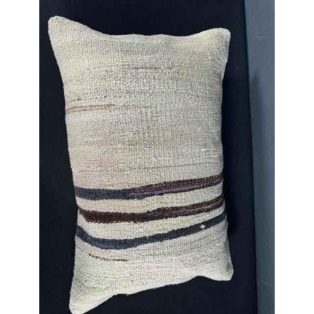 Turkish Hemp Pillow Cushion Natural Beige Brown Pillow Cushion Cover 16" x 24" #30083 Enhance your home decor with our...