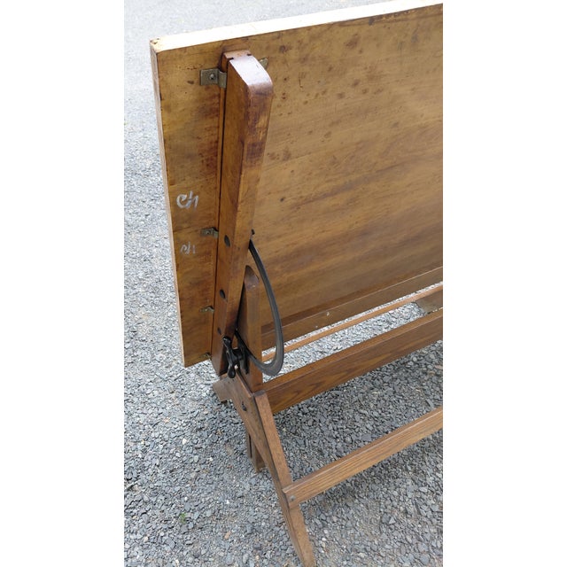 Vintage Hamilton Drafting Table For Sale - Image 4 of 17