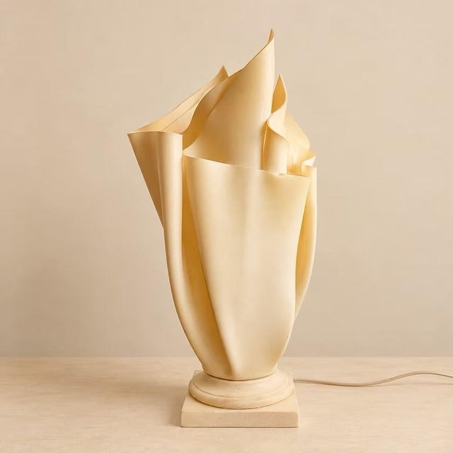 Draped Lamp in the style of Georgia Jacobs, 1960s For Sale - Image 4 of 4