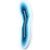 Contemporary David Hardaker "Gimlet" Contemporary Abstract Blue & White Ombre Shaped Squiggle Painting, 2024 For Sale - Image 3 of 5