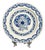 Dutch Peacock Delft Charger, 18th Century For Sale