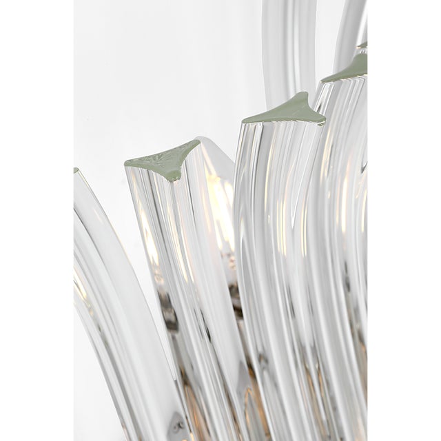 AERIN for Visual Comfort Signature Rhine 21" Sconce in Polished Nickel with Crystal For Sale - Image 9 of 12