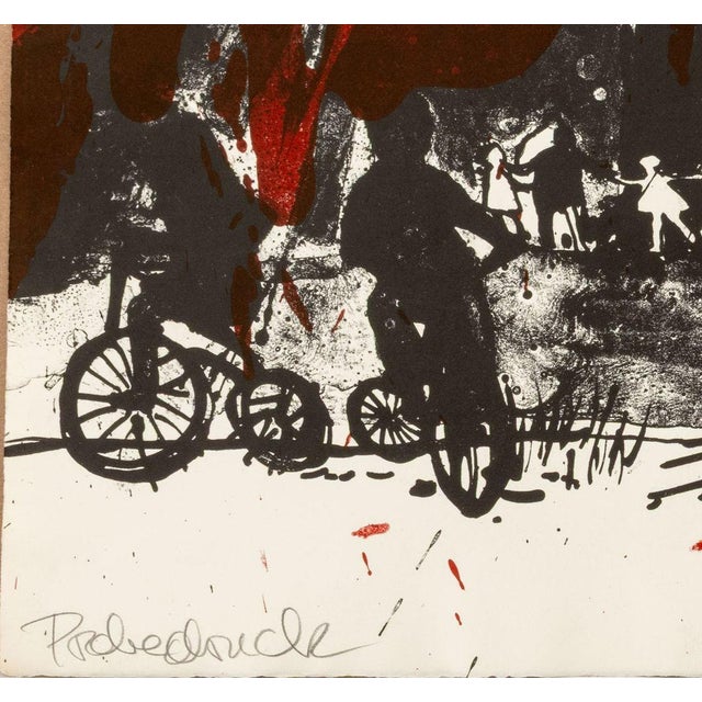 Elfi Schuselka Abstract Composition Screenprint, 3 For Sale - Image 4 of 15