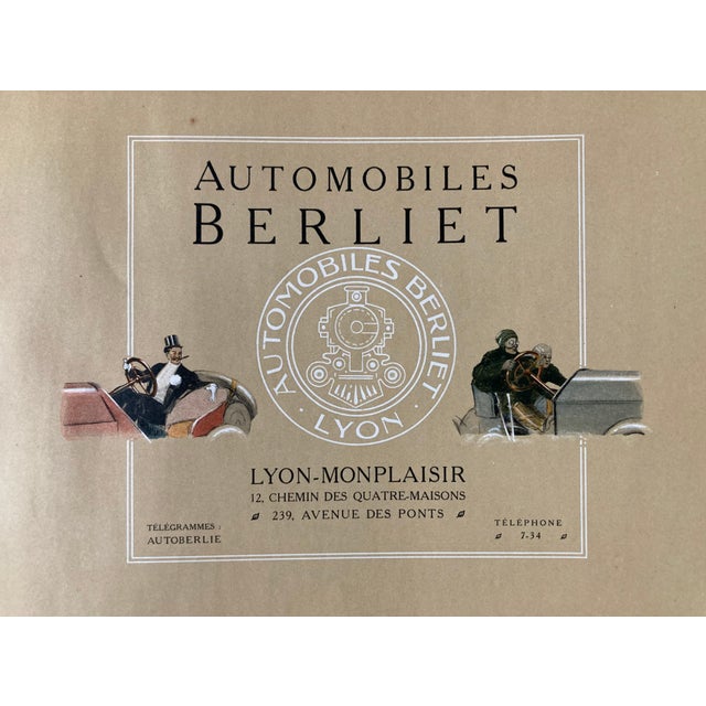 René Vincent, Berliet Illustration, Chicago, 1907, Print on Paper For Sale - Image 11 of 12
