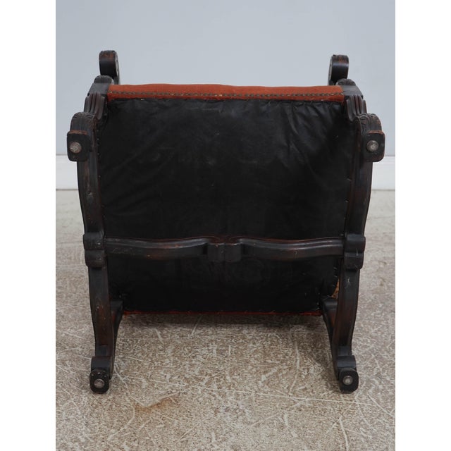 Pair of Antique Louis XVI Fauteuils Needlepoint Open Arm Chairs For Sale - Image 18 of 18