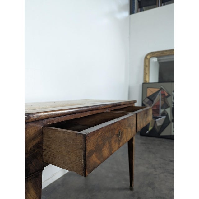 Directoire Style Mahogany Desk For Sale - Image 4 of 8