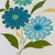 Mid Century American Ironstone Blue Flower Dinner Plates - Set of 6 For Sale - Image 10 of 14
