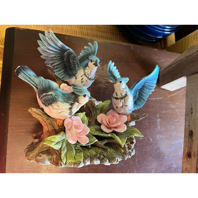 Realism Vintage Blue Jays Wellington Collection Porcelain For Sale - Image 3 of 7