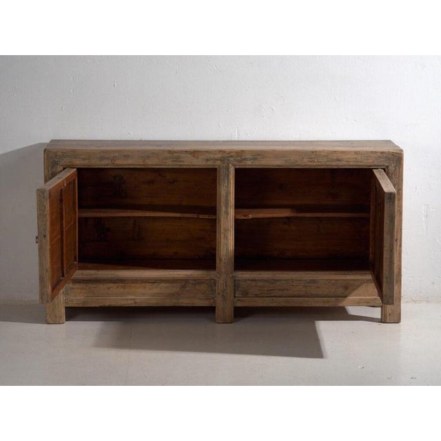 Wood Chinese Carved Gansu Sideboard by Amaru For Sale - Image 7 of 12